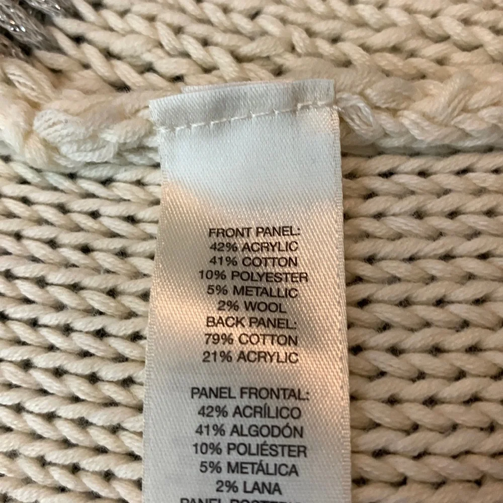 Chicos off white & brown cardigan 
Size 2 - Picture 4 of 5